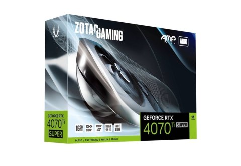 Karta graficzna GeForce RTX 4070 Ti SUPER AMP AIRO 16GB GDDR6X 256bit Karta graficzna GeForce RTX 4070 Ti SUPER AMP AIRO 16GB GDDR6X 256bit