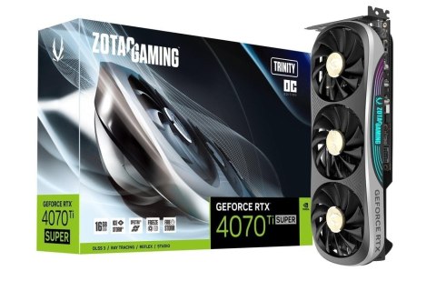 Karta graficzna GeForce RTX 4070 Ti SUPER TRINITY OC 16GB GDDR6X 256bit Karta graficzna GeForce RTX 4070 Ti SUPER TRINITY OC 16GB GDDR6X 256bit
