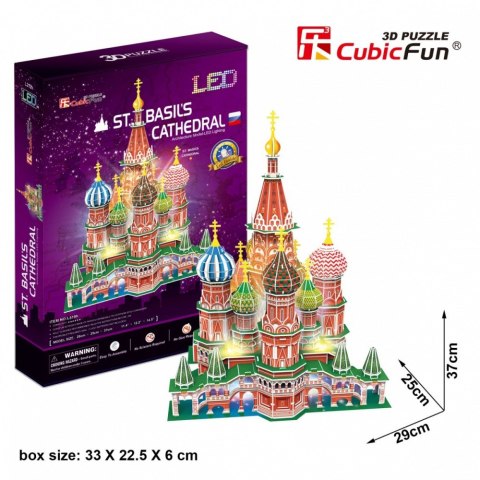 Puzzle 3D LED Katedra Św. Bazylego Puzzle 3D LED Katedra Św. Bazylego