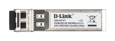 Transceiver SFP+ 10GBASE-SR DEM-431XT Transceiver SFP+ 10GBASE-SR DEM-431XT