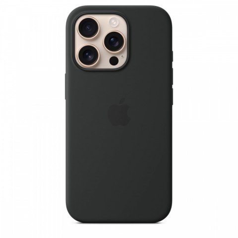 Etui silikonowe z MagSafe do iPhonea 16 Pro - czarne Etui silikonowe z MagSafe do iPhonea 16 Pro - czarne