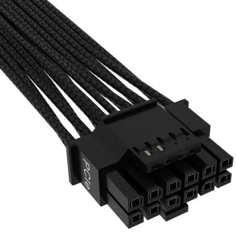 Kabel PSU 12+4 PCIe5.0 12VHPWR 600W czarny Kabel PSU 12+4 PCIe5.0 12VHPWR 600W czarny