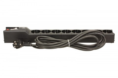 Listwa przeciwprzepięciowa LXA 816, 3L, 3,0m, czarna Listwa przeciwprzepięciowa LXA 816, 3L, 3,0m, czarna