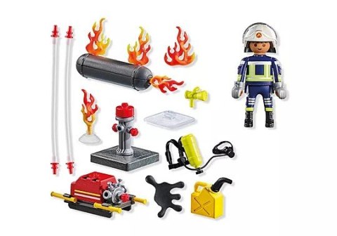 Action Heroes 71826 Strażak z pompą wodną Action Heroes 71826 Strażak z pompą wodną