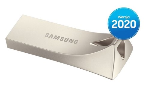 Pendrive BAR Plus USB3.1 128 GB Champaign Silver Pendrive BAR Plus USB3.1 128 GB Champaign Silver