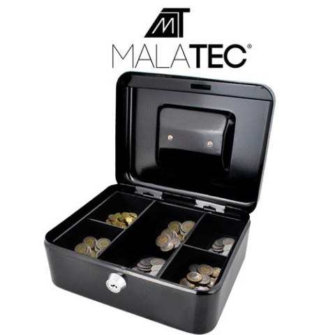 Kasetka na pieniądze czarna Malatec