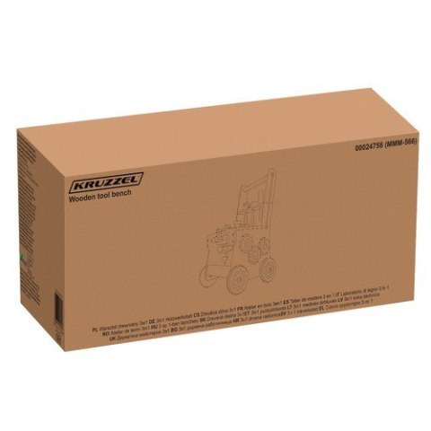 Warsztat drewniany 3w1 Kruzzel 24758 Kruzzel Warsztat drewniany 3w1 Kruzzel 24758 Kruzzel