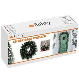 Wianek- stroik świąteczny ośnieżony Ruhhy 22302 Ruhhy