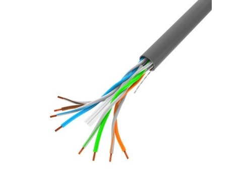 Kabel UTP Kat.6 CU 305m drut fluke LCU6-12CU-0305-S szary Kabel UTP Kat.6 CU 305m drut fluke LCU6-12CU-0305-S szary