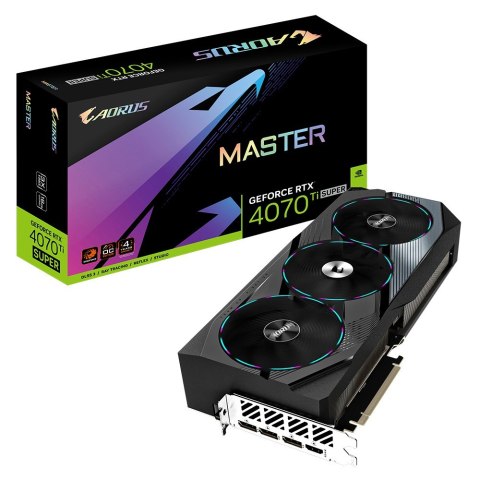 Karta graficzna RTX 4070 Ti SUPER MASTER 16G GDDR6X 256bit 3DP Karta graficzna RTX 4070 Ti SUPER MASTER 16G GDDR6X 256bit 3DP