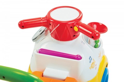 Jeździk Fisher Price Muzyczna Parada żółty Jeździk Fisher Price Muzyczna Parada żółty