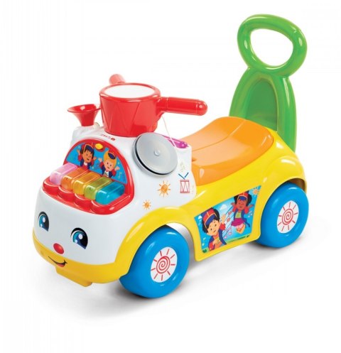 Jeździk Fisher Price Muzyczna Parada żółty Jeździk Fisher Price Muzyczna Parada żółty