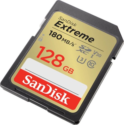 Karta pamięci Extreme SDXC 128GB 180/90 MB/s V30 UHS-I U3 Karta pamięci Extreme SDXC 128GB 180/90 MB/s V30 UHS-I U3