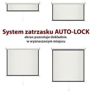 Ekran ręczny półautomat 4:3 84" 170x127cm MS-84 4:3 Ekran ręczny półautomat 4:3 84" 170x127cm MS-84 4:3