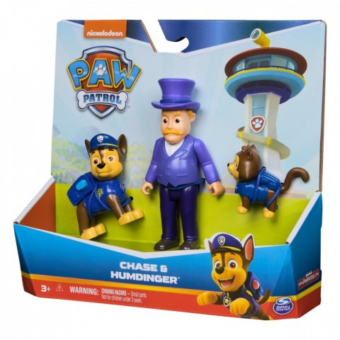 Figurki Psi Patrol, Chase, Humdinger i Kot Chase Figurki Psi Patrol, Chase, Humdinger i Kot Chase