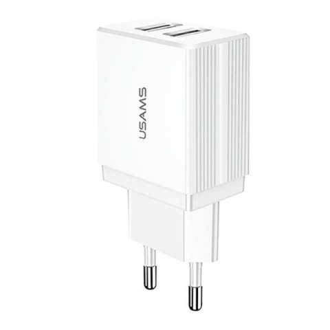 Ładowarka sieciowa 2xUSB T24 2,1A Biała Ładowarka sieciowa 2xUSB T24 2,1A Biała