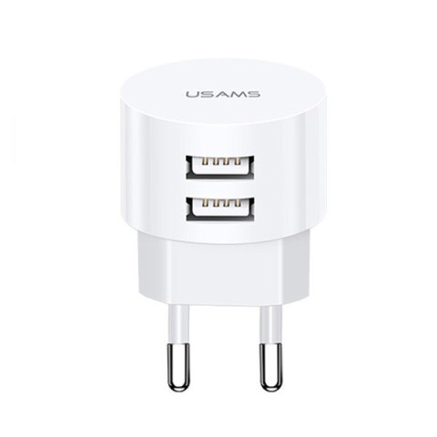 Ładowarka sieciowa T20 2XUSB 2,1A Okrągła Ładowarka sieciowa T20 2XUSB 2,1A Okrągła