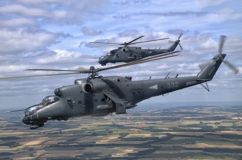 Model plastikowy Mi-24P Hind F 1/48 Model plastikowy Mi-24P Hind F 1/48
