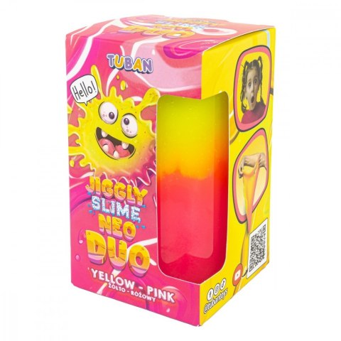 Slime Jiggly Neo Duo żółto-różowy 430g Slime Jiggly Neo Duo żółto-różowy 430g