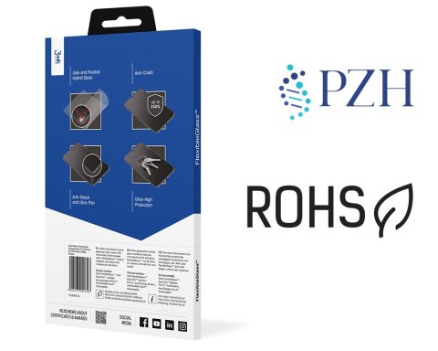 Szkło Hybrydowe FlexibleGlass iPhone 12/12 Pro 6,1 Szkło Hybrydowe FlexibleGlass iPhone 12/12 Pro 6,1