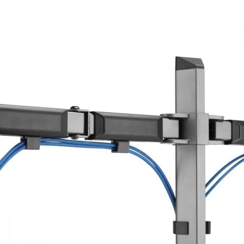 Uchwyt przegubowy na dwa monitory deluxe Ergo Office ER-449