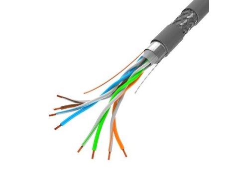 Kabel SFTP kat.5e 305m drut CU LCS5-11CU-0305-S szary Kabel SFTP kat.5e 305m drut CU LCS5-11CU-0305-S szary