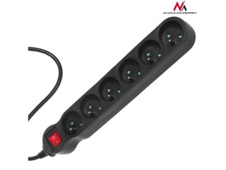 Listwa zasilająca MCE188 6 gniazd 2300W 5m czarna