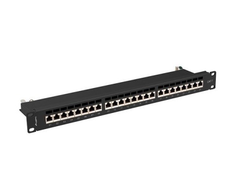 Patchpanel 24 port 1U KAT7 EK. PPS7-1024-B Czarny Patchpanel 24 port 1U KAT7 EK. PPS7-1024-B Czarny