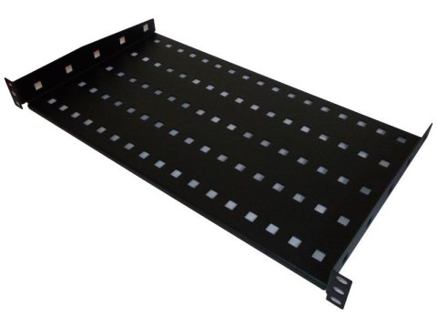 Półka stała 19 cali 1U głębokość 250mm Czarna Półka stała 19 cali 1U głębokość 250mm Czarna