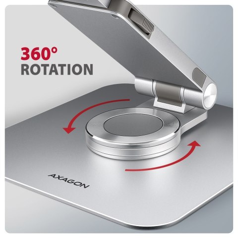 STND-LR Podstawa do laptopów aluminiowa 10-16" regulowane kąty nachylenia, obrót o 360 stopni STND-LR Podstawa do laptopów aluminiowa 10-16" regulowane kąty nachylenia, obrót o 360 stopni