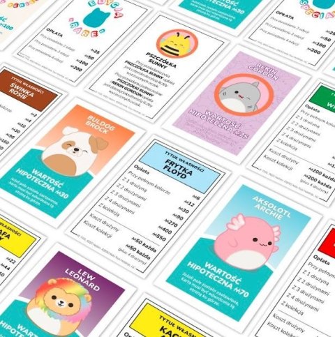 Gra Monopoly Squishmallows Gra Monopoly Squishmallows