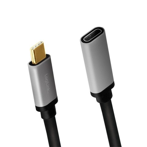Kabel USB-C M/F,4K/60Hz aluminiowy 0.5m Kabel USB-C M/F,4K/60Hz aluminiowy 0.5m