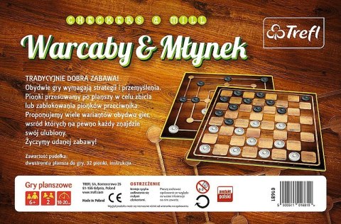 Gra Warcaby i młynek klasyczne Gra Warcaby i młynek klasyczne