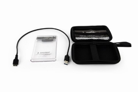 Obudowa zewnętrzna 2.5 USB 3.0 przezroczysta Obudowa zewnętrzna 2.5 USB 3.0 przezroczysta