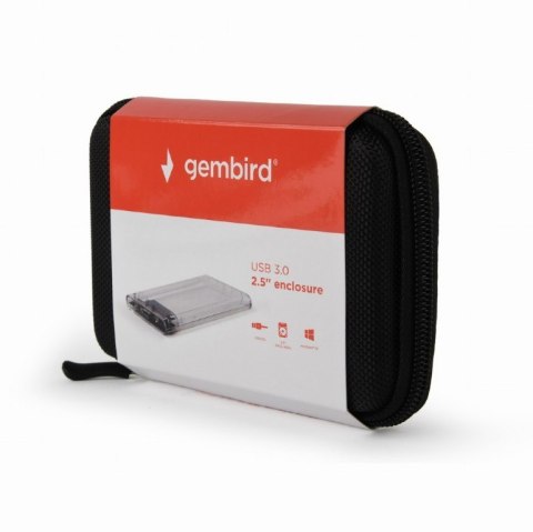Obudowa zewnętrzna 2.5 USB 3.0 przezroczysta Obudowa zewnętrzna 2.5 USB 3.0 przezroczysta