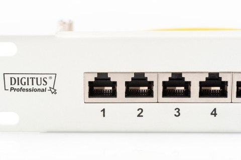 Patch panel 19" 24 porty, kat.6, S/FTP, 1U, wspornik kablowy, szary (kompletny) Patch panel 19" 24 porty, kat.6, S/FTP, 1U, wspornik kablowy, szary (kompletny)