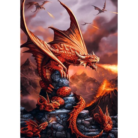 Puzzle 1000 elementów Ognisty Smok Anne Stokes Puzzle 1000 elementów Ognisty Smok Anne Stokes