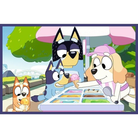 Puzzle 2x24 elementy Bluey zabawna Puzzle 2x24 elementy Bluey zabawna