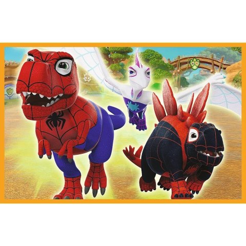 Puzzle 2x24 elementy Spidey i dinozaury Puzzle 2x24 elementy Spidey i dinozaury