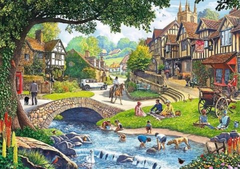 Puzzle 2x500 elementów Sielankowe życie Puzzle 2x500 elementów Sielankowe życie