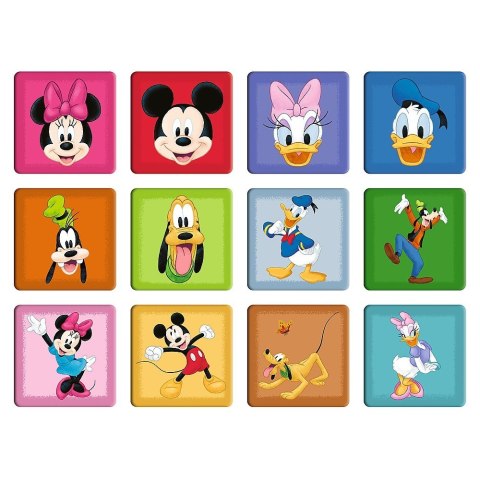 Puzzle 2w1 memos Poznaj bohaterów Disneya Puzzle 2w1 memos Poznaj bohaterów Disneya