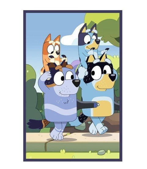 Puzzle 3x50 elementów Bluey rodzina Puzzle 3x50 elementów Bluey rodzina