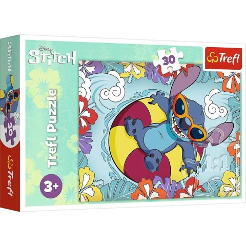Puzzle 30 elementów Lilo i Stitch na wakacjach Puzzle 30 elementów Lilo i Stitch na wakacjach