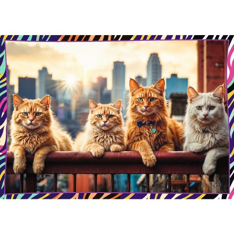 Puzzle 4x250 elementów Zabawne zwierzaki Puzzle 4x250 elementów Zabawne zwierzaki