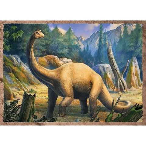 Puzzle 4w1 Ciekawe dinozaury Puzzle 4w1 Ciekawe dinozaury
