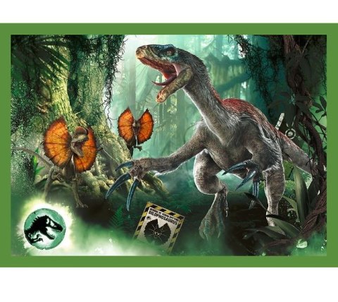 Puzzle 4w1 Groźne dinozaury Jurassic World Puzzle 4w1 Groźne dinozaury Jurassic World