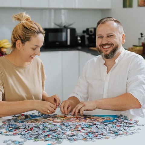 Puzzle 500 elementów Chatka nad rzeką Puzzle 500 elementów Chatka nad rzeką