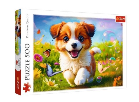 Puzzle 500 elementów Wesoły piesek Puzzle 500 elementów Wesoły piesek