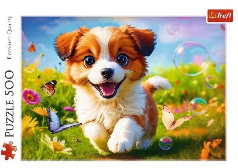 Puzzle 500 elementów Wesoły piesek Puzzle 500 elementów Wesoły piesek