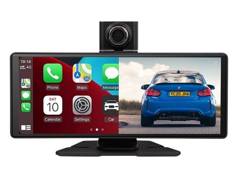 Stacja Multimedialna Bezprzewodowy CarPlay5.0 z wideorejestratorem i kamerą cofania Stacja Multimedialna Bezprzewodowy CarPlay5.0 z wideorejestratorem i kamerą cofania